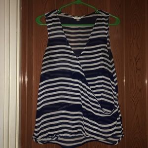 White & Blue Blouse!